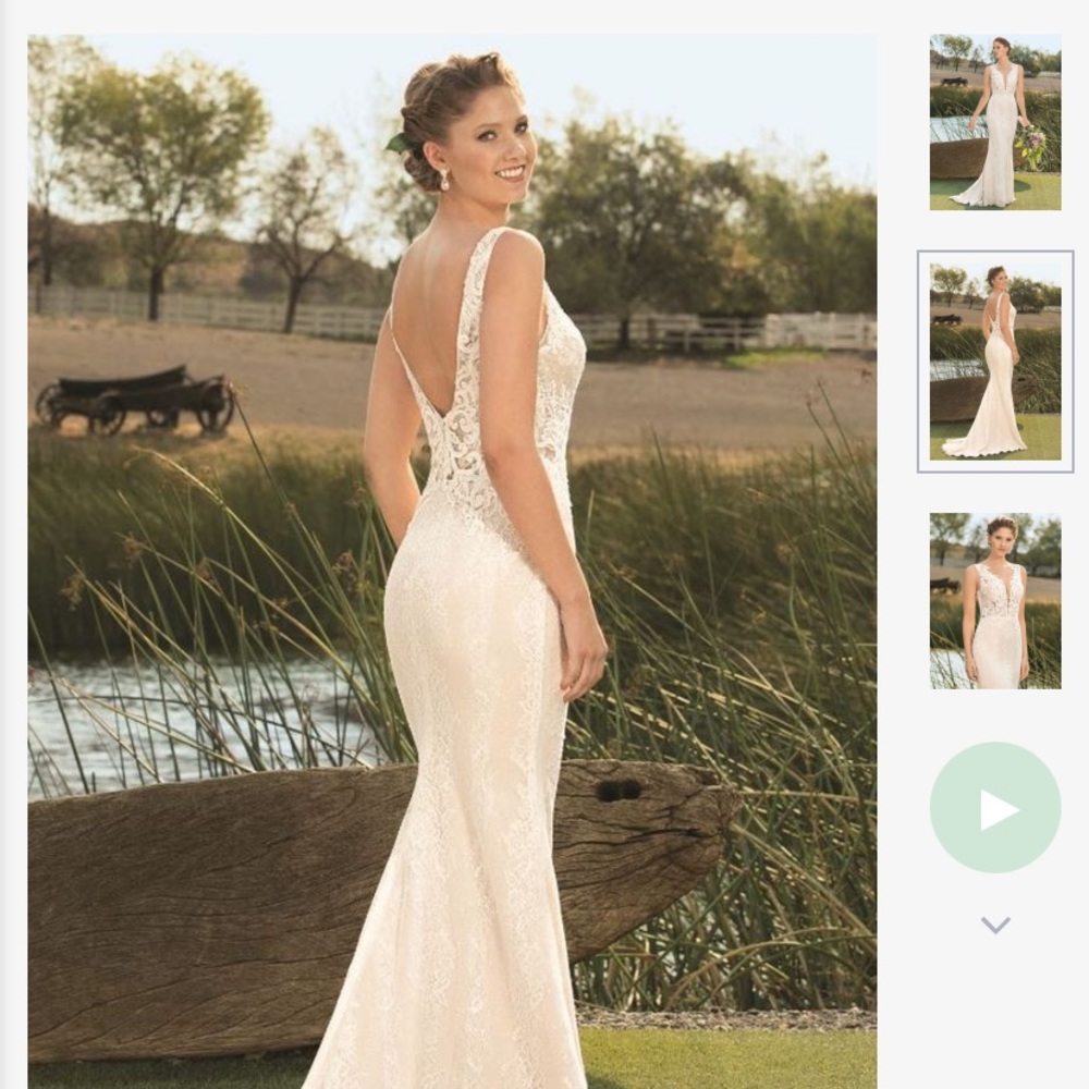 Casablanca BL268 BLUSH wedding dress